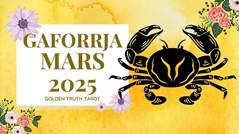 ♋️🔮GAFORRJA parashikimi per muajin mars 2025🔮♋️