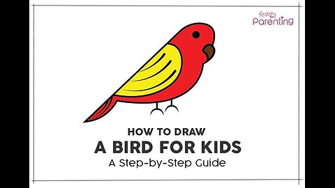 Draw a bird with numbers