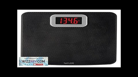 Taylor Digital Scales 400 LB Capacity Carbon Fiber Anti-slip Mat 11.8 x Review