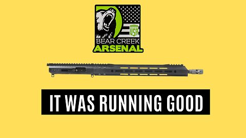 Bear Creek Arsenal 22lr Upper Issues