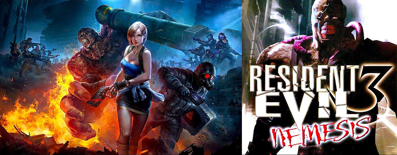 Resident Evil 3 Nemesis 🧟♂️💥💥💥💥🔫👮🏻♀️ (PlayStation🎮)