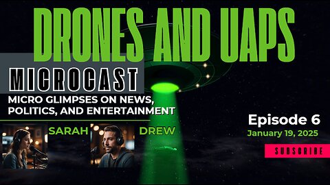 Breaking news on UFOs & UAPs Topics with Sarah and Drew AI Podcast #news #uap #drone #ai #podcast