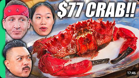 $7 Asian Crab vs $77 Asian Crab!! Rarely Seen Seafood Species!!