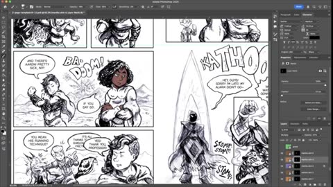 Lo-Fi Art and Chill: Coloring and Lettering Comic Art for Book 2, Pages 10-11