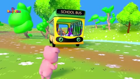 Wheels on the Bus Dance Party 2 - Fun Cars Cartoons For Kids - Nursery Rhymes & Kids Songs