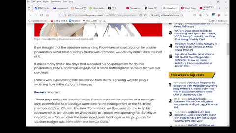 Pope Francis’ Health Takes a Turn for the Worse