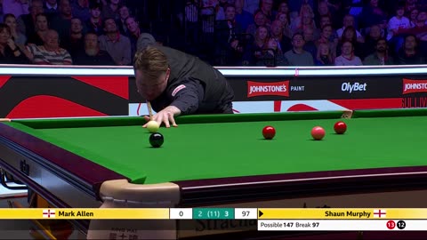 Shaun Murphy EPIC 147 | The Master 2025 | #shaunmurphy | #snooker147 #snooker2025