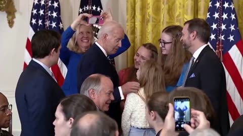 Joe Biden Inappropriately Touching Young Girls a Disturbing Pattern