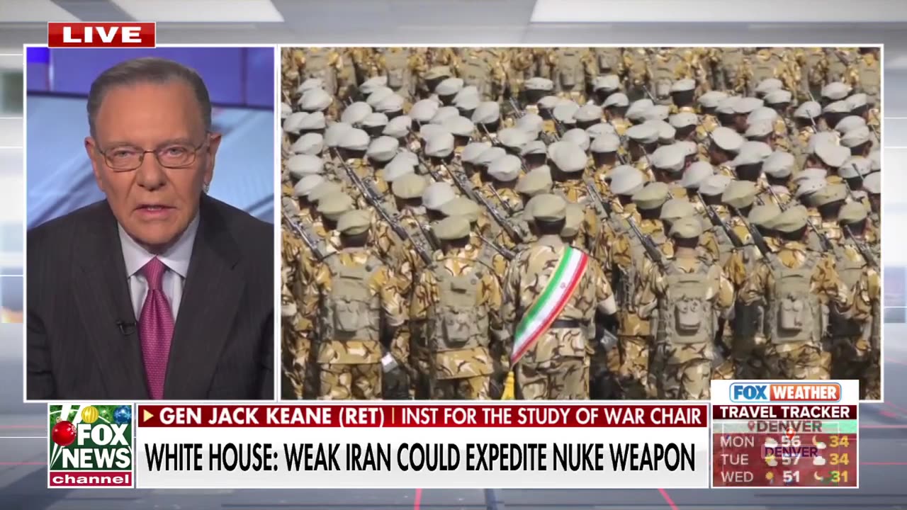 Gen. Jack Keane Iran is very, very vulnerable and they know it