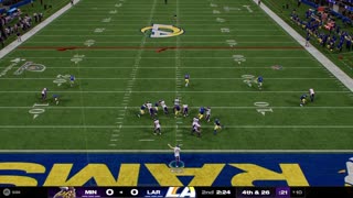 NFC Wild Card Weekend Vikings @ Rams - Madden NFL 25 - Full Playoff Game