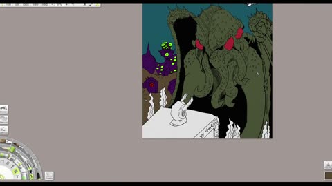 04 Drawing Vlog: Cthulhu of R'lyeh