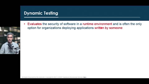 175 - Domain 6 - 62 Static and Dynamic Testing