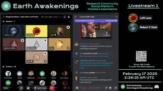 Earth Awakenings - Livestream 1 - #2188 - Live on Rumble/Youtube/X-Twitter/Twitch