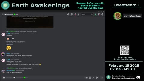 Earth Awakenings - Livestream 1 - #2183 - Live on Rumble/Youtube/X-Twitter/Twitch