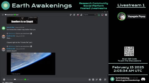 Earth Awakenings - Livestream 1 - #2183 - Live on Rumble/Youtube/X-Twitter/Twitch