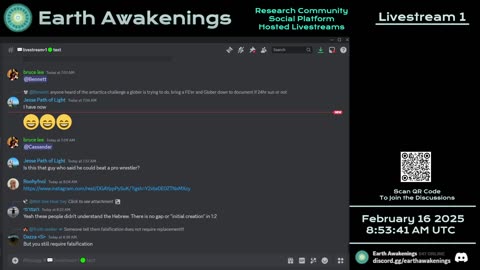 Earth Awakenings - Livestream 1 - #2183 - Live on Rumble/Youtube/X-Twitter/Twitch