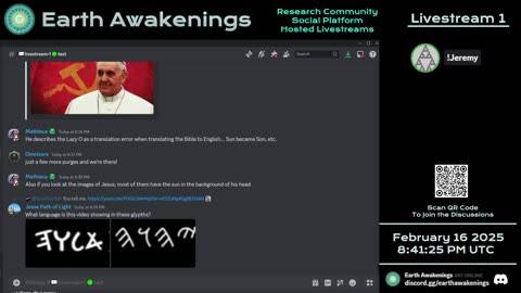 Earth Awakenings - Livestream 1 - #2183 - Live on Rumble/Youtube/X-Twitter/Twitch