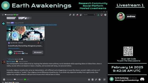 Earth Awakenings - Livestream 1 - #2183 - Live on Rumble/Youtube/X-Twitter/Twitch