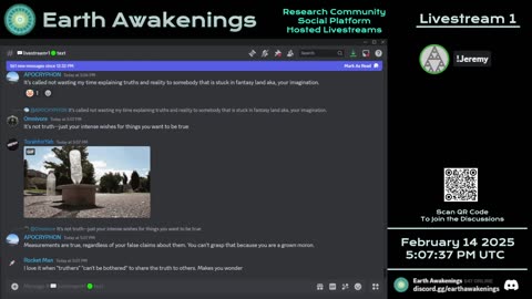 Earth Awakenings - Livestream 1 - #2183 - Live on Rumble/Youtube/X-Twitter/Twitch