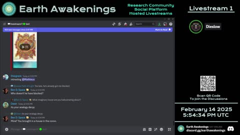 Earth Awakenings - Livestream 1 - #2183 - Live on Rumble/Youtube/X-Twitter/Twitch