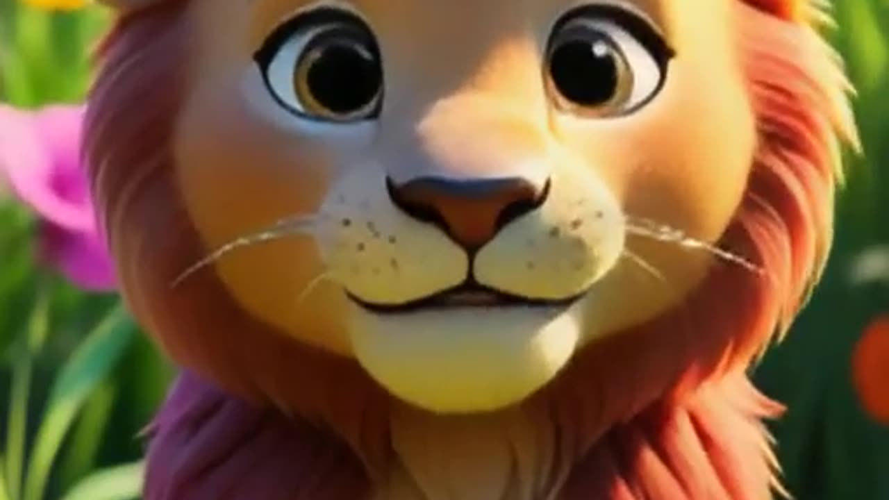 A lion sings and dances😉