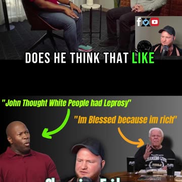 "White People have leprosy in heaven" Rev. Sprinkle