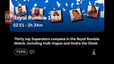 1989 WWE Royal Rumble