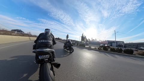 Motorcycle Keeps Going Without Rider