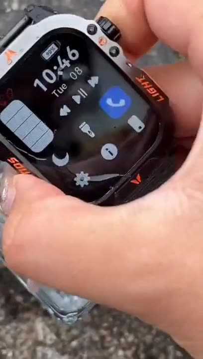 Smart Watch Answer Make Calls LED Flashlight Compass Sports Modes Sleep Heart Rate