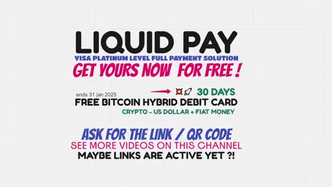 LQUID PAY LIVE DEMO NETHERLANDS - VISA HYBRID CRYPTO & FIAT DEBIT CARD FOR FREE - TOP TEAM ROB BUSER