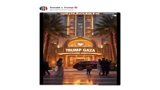 Trump releases an AI created video - "Trump Gaza