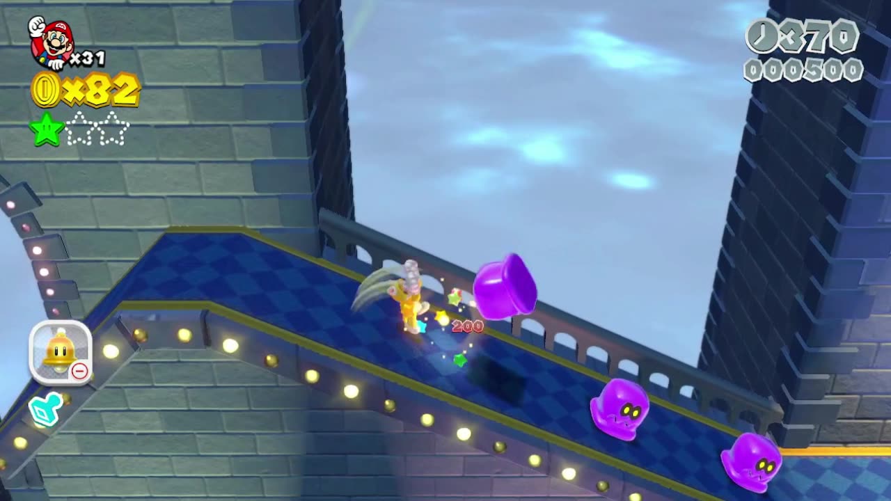 Playing Super Mario 3D World (Part 5) World 4 (Mountain World) World 5 (Beach World)