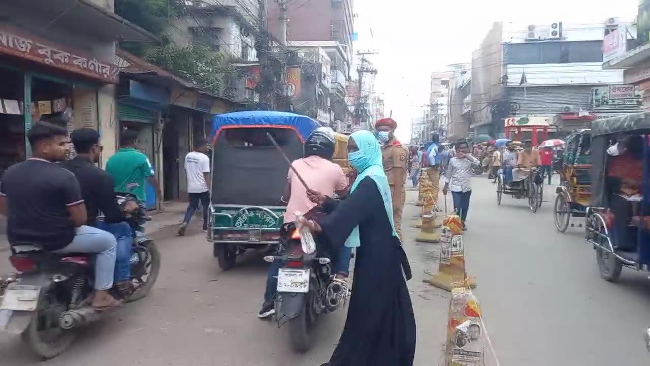 Traffic Control in Pabna by Students after 5 August 2024