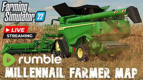 "Ultimate Farming Sim 22: Epic Corn Harvesting Challenge on Millennial Farms!"