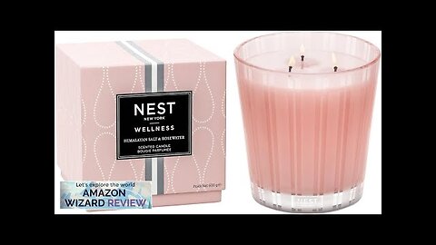 NEST New York Himalayan Salt & Rosewater Scented 3-Wick Candle Review