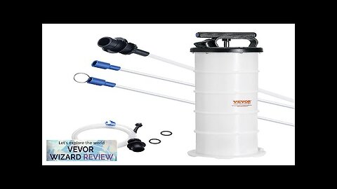 VEVOR Fluid Extractor 1.74 Gallons (6.5 Liters) Manual Hand-Operated Oil Changer Vacuum Review