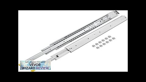 VEVOR Drawer Slides with Lock 1 Pair 40 inch Heavy-Duty Industrial Steel Review