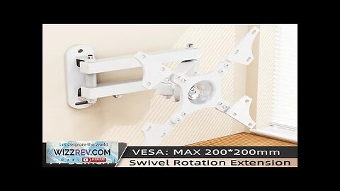 TV Wall Mount Bracket Rotation Tilt Swivel Retractable TV Mount Stand Review