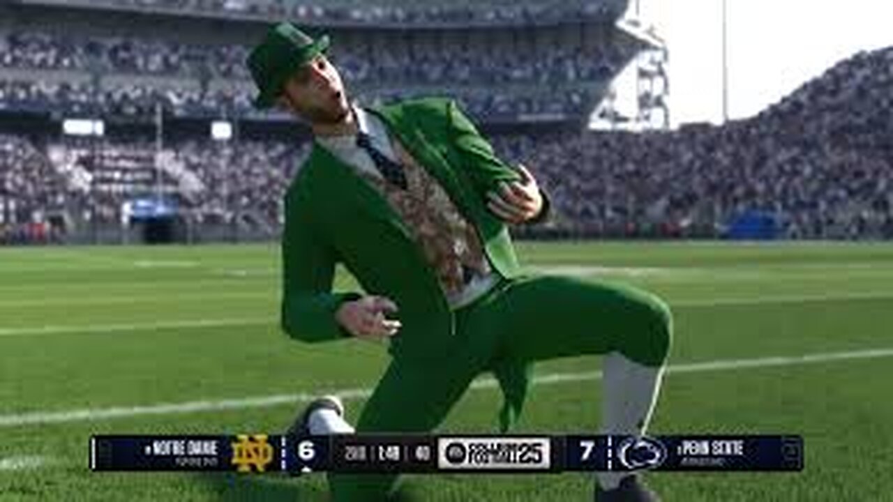 EA SPORTS CF25 PLAYOFF SEMIFINAL 7 NOTRE DAME VS 6 PENN STATE!