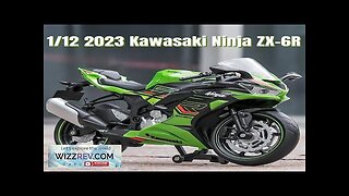 1/12 Kawasaki Ninja ZX-6R Motorcycle Toy 1:12 RMZ City Diecast Model Super Review