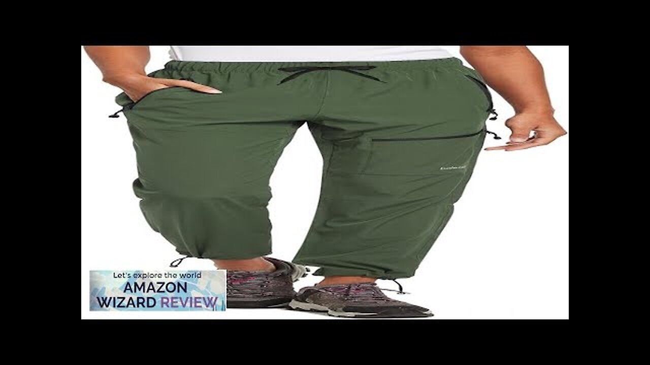 BALEAF Women's Hiking Pants Quick Dry Lightweight Water Resistant Elastic Waist Cargo Review