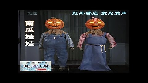 Halloween pumpkin ghost horror decoration electric induction with sound lighting secret room Review