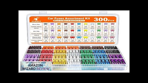 300Pcs Car Fuse Assortment Kit 160 Mini Blade Fuses Automotive + 90 Review