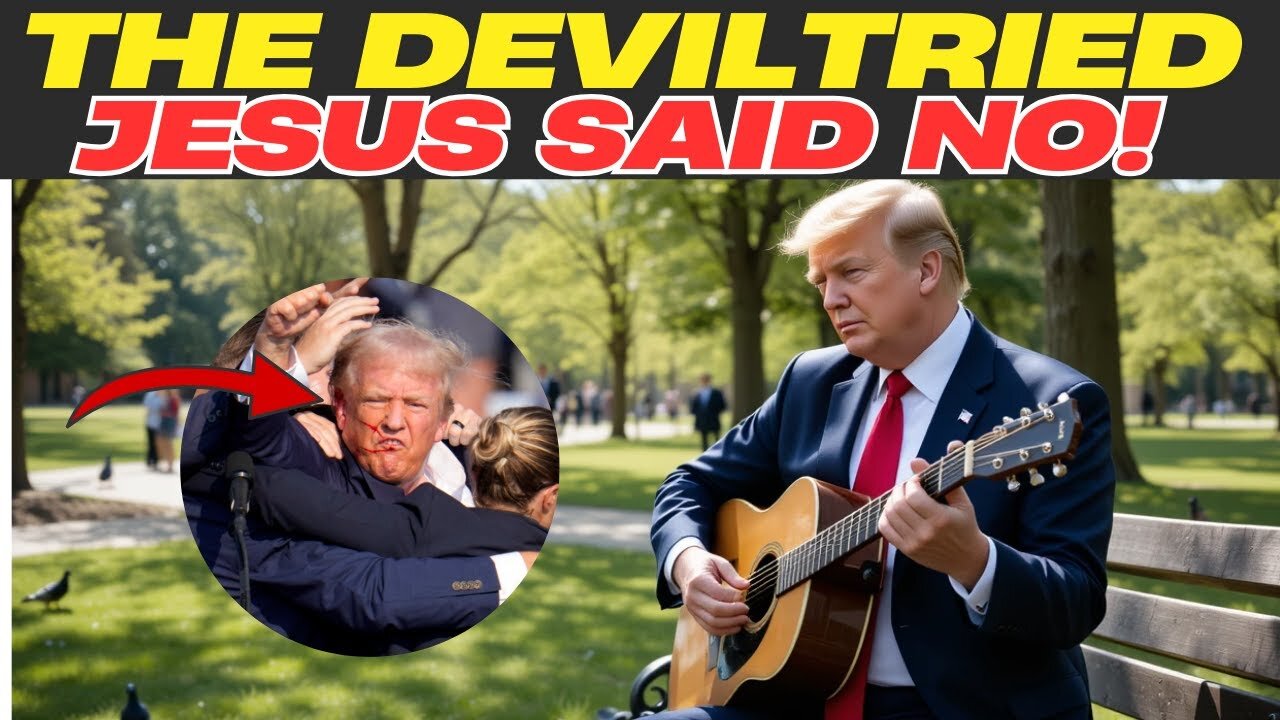 Trump Singing: "The Devil Tried, But Jesus Said No!"