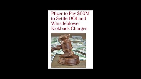 Pfizer to Pay $60 Million Settlement Over Alleged Kickbacks to Doctors