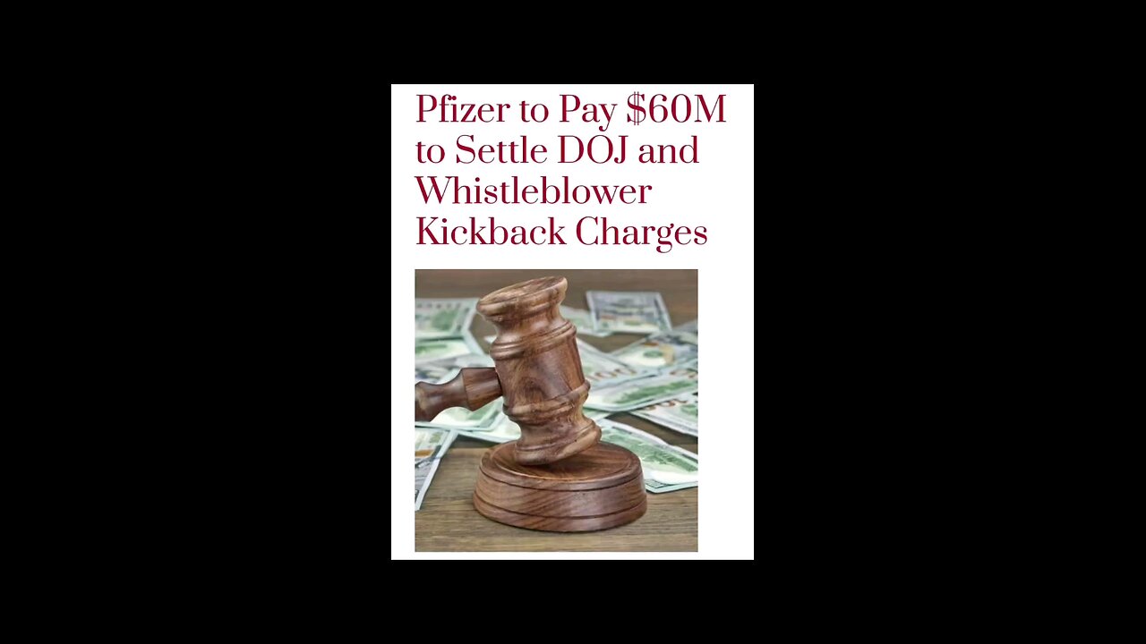 Pfizer to Pay $60 Million Settlement Over Alleged Kickbacks to Doctors
