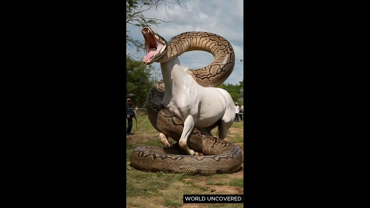 Dangerous Snake Caught Zebra