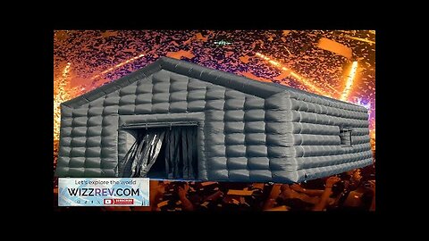 SAYOK 26.25FT Versatile Inflatable Black Cube Tent House Portable Night Club Room Review