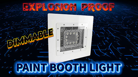 Explosion Proof 0-10V Dimmable LED Light- 2x2 Lay-In Troffer - C1D1&2 - Paint Spray Booth Rated