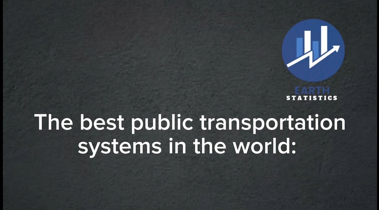 The best public transportation systems in the world...